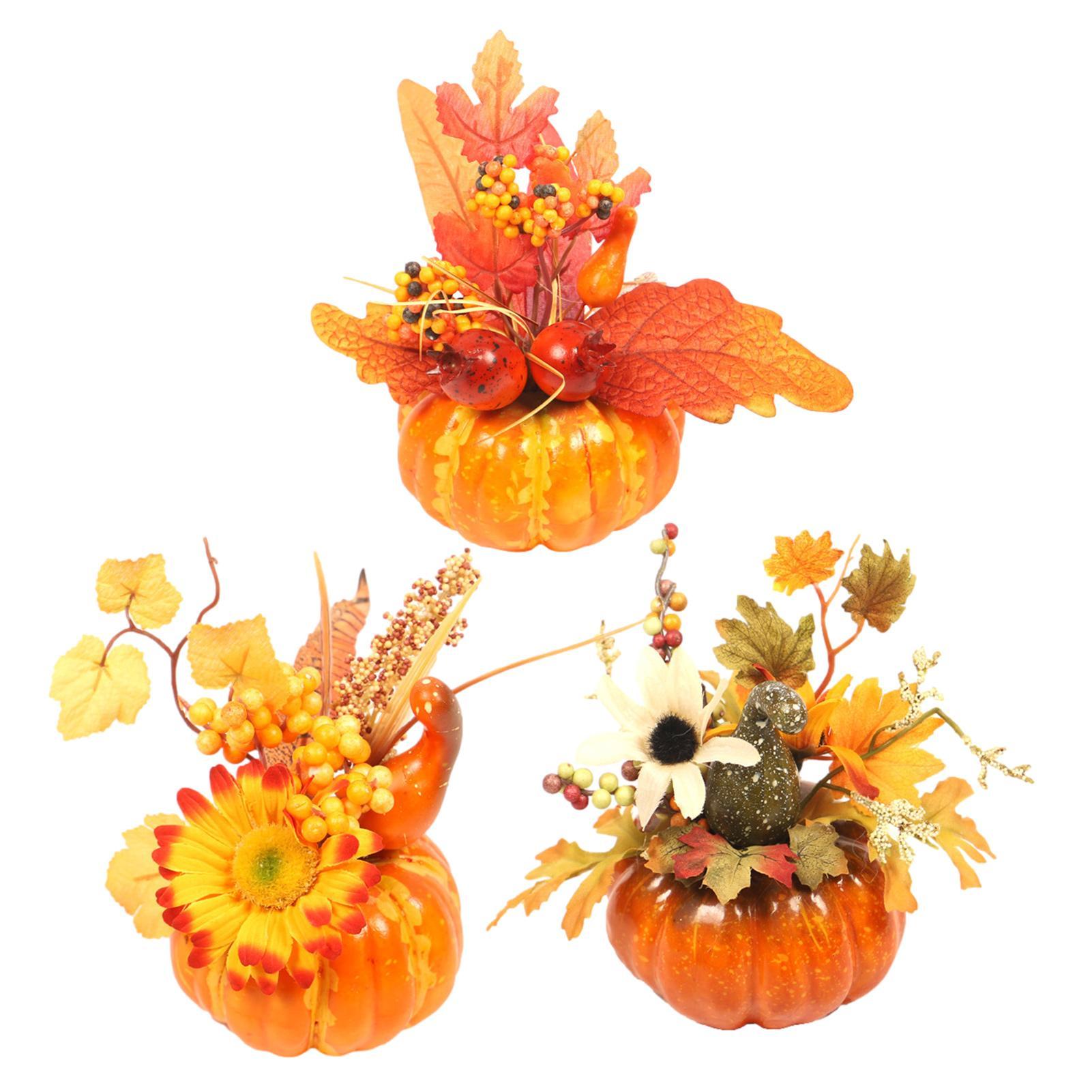 

Многофункциональный осенний урожай, декор из тыквы, настольный домашний кухонный декор для вечеринки в помещении и на открытом воздухе