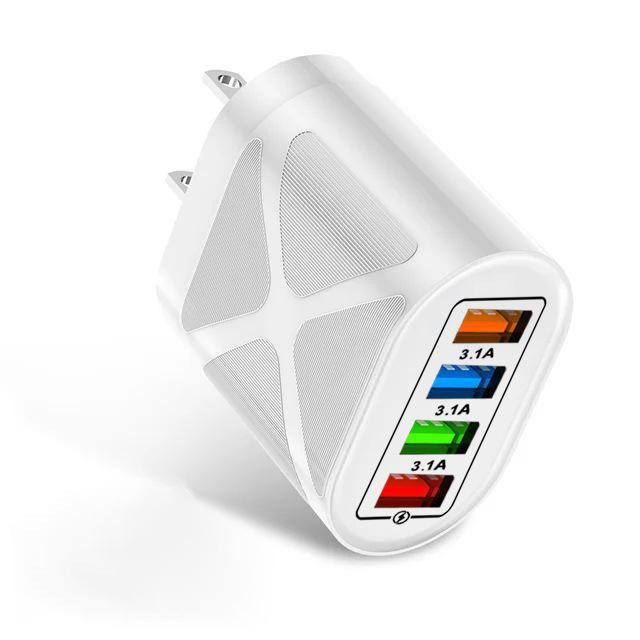 PD33W QC3.0 65W GaN Multi-Port Fast Charger with US Plug