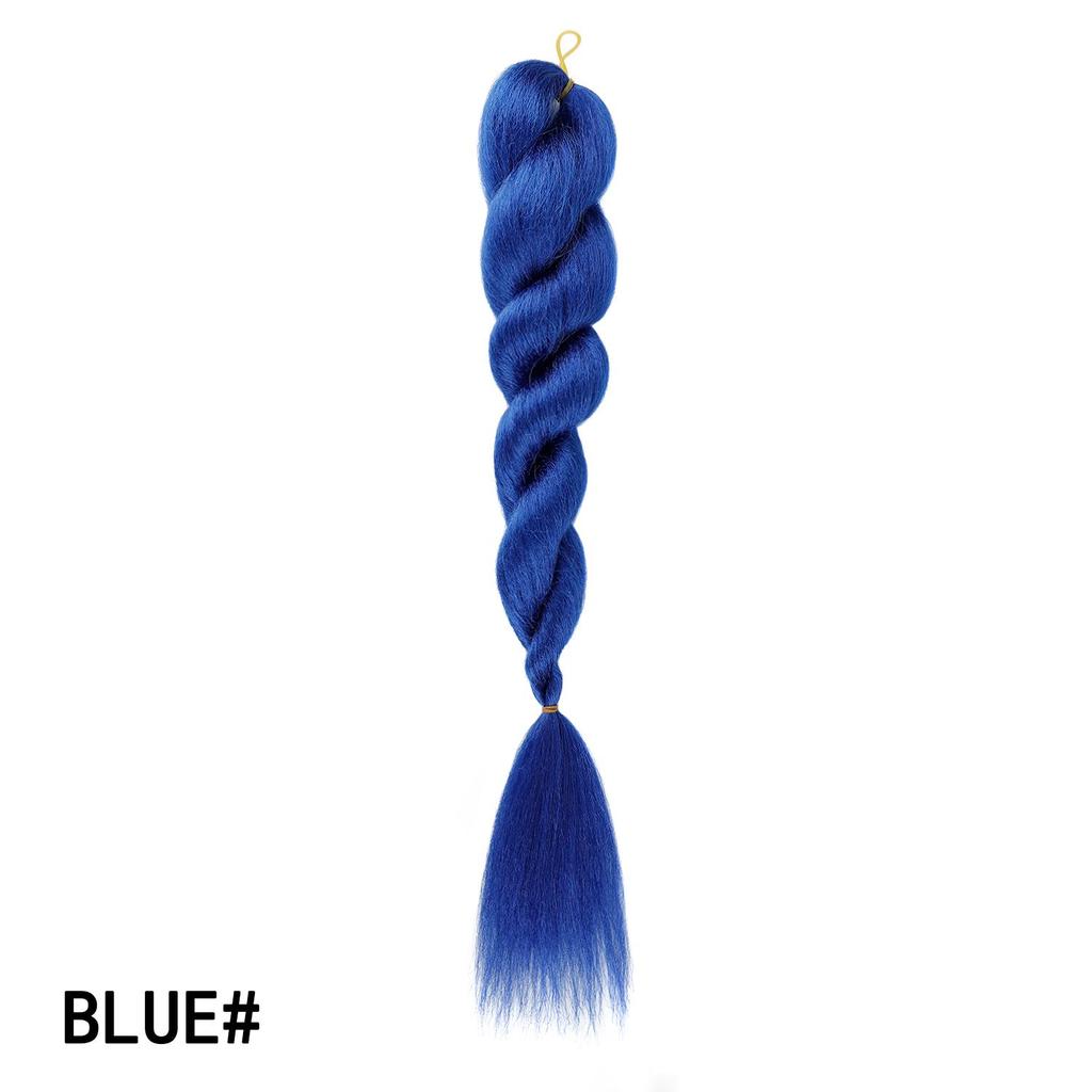 Buntes Ombre Jumbo Flecht Haar Niedrigtemperatur Flammhemmend Synthetisches Haar Großpackung Verwicklungsfrei Häkel Twist Zöpfe Haarverlängerungen