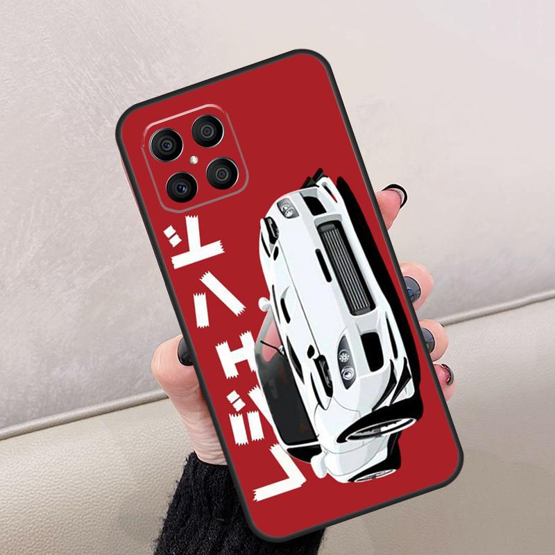 Tokyo JDM Drift Sport Car Case For Honor Magic 5 Lite X7a X8a X9a X6 X7 X8 X9 8X 10 50 70 90 Lite Magic 4 Lite Cover