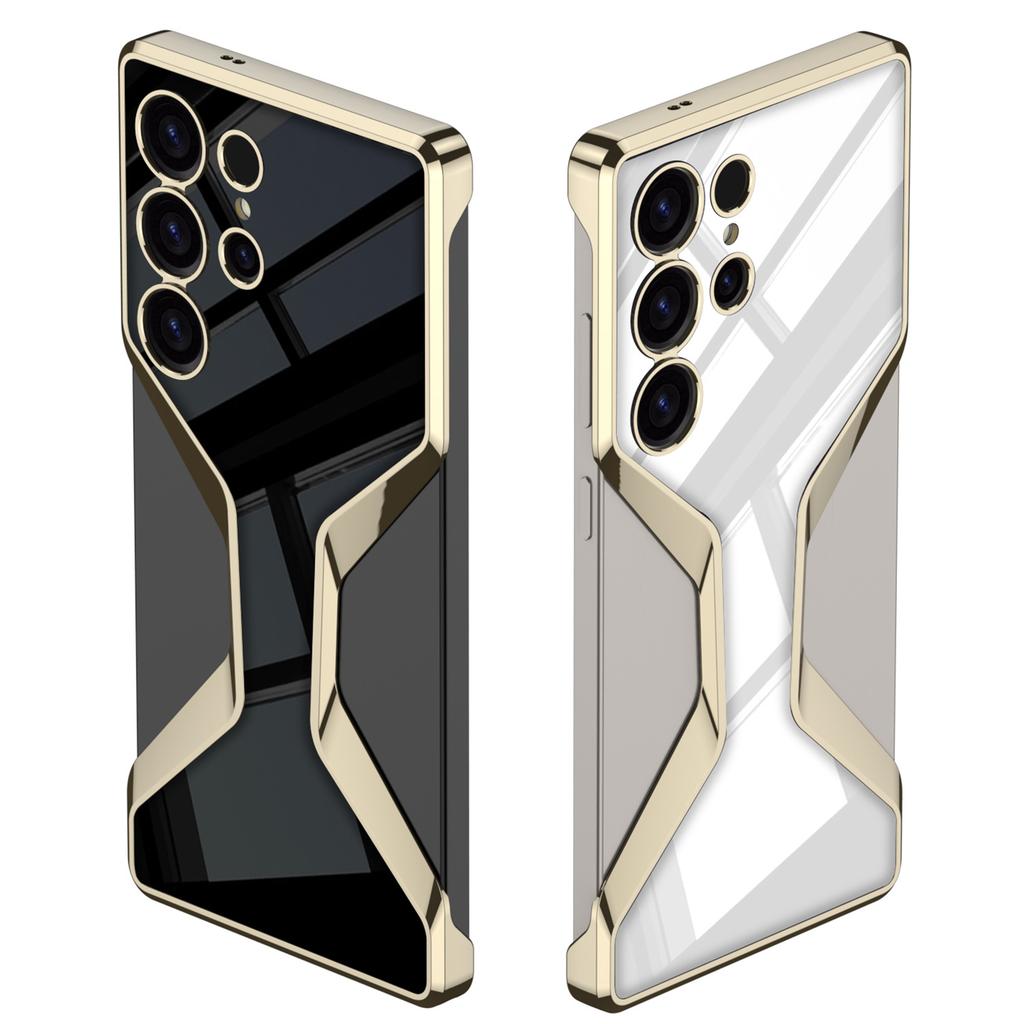 Suitable for Samsung S25U Mobile Phone Case 25u Electroplated Frameless Business Style Heat Dissipation and Fall Protection Case