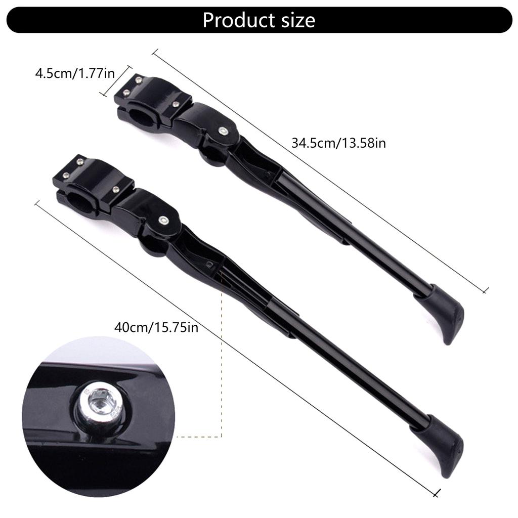 Stojánek na kolo Zadní boční stojánek Stojánek Boční stojánek s protiskluzovými nožičkami pro 26/27/29palcová horská silniční kola