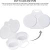 Microwave Egg Steamer Box 2-Cell Plastic Egg Cooker Heat Resistant Easy Clean Creative Kitchen Gadget