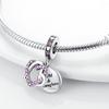 Charms Beads Love Mom Original Pendants Fit Bracelet Diy Woman Jewelry For Woman