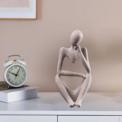 Abstrakte Desktop Skulptur Denker Stil Sammeln Figuren Bücherregal Dekor Geburtstag Geschenk