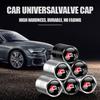 3D Metal Car Wheel Tire Valve Caps Tyre Air Stem Covers Accessories For Audi OOOO SLINE RS S TT A4 B8 A3 8P A6 C7 8V B6 B7 B9 Q5