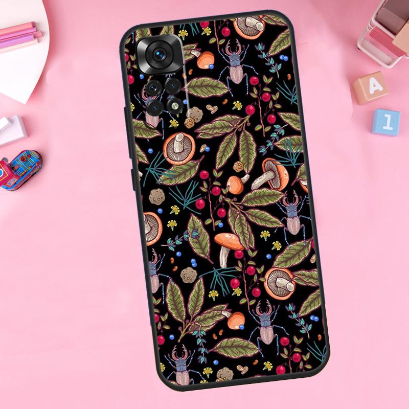 

mushroom forest For Xiaomi Redmi Note 13 10 12 11 14 15 Pro Plus Phone Case For Redmi 15 13C 12C 14C 10C 15C Redmi 15C 5G
