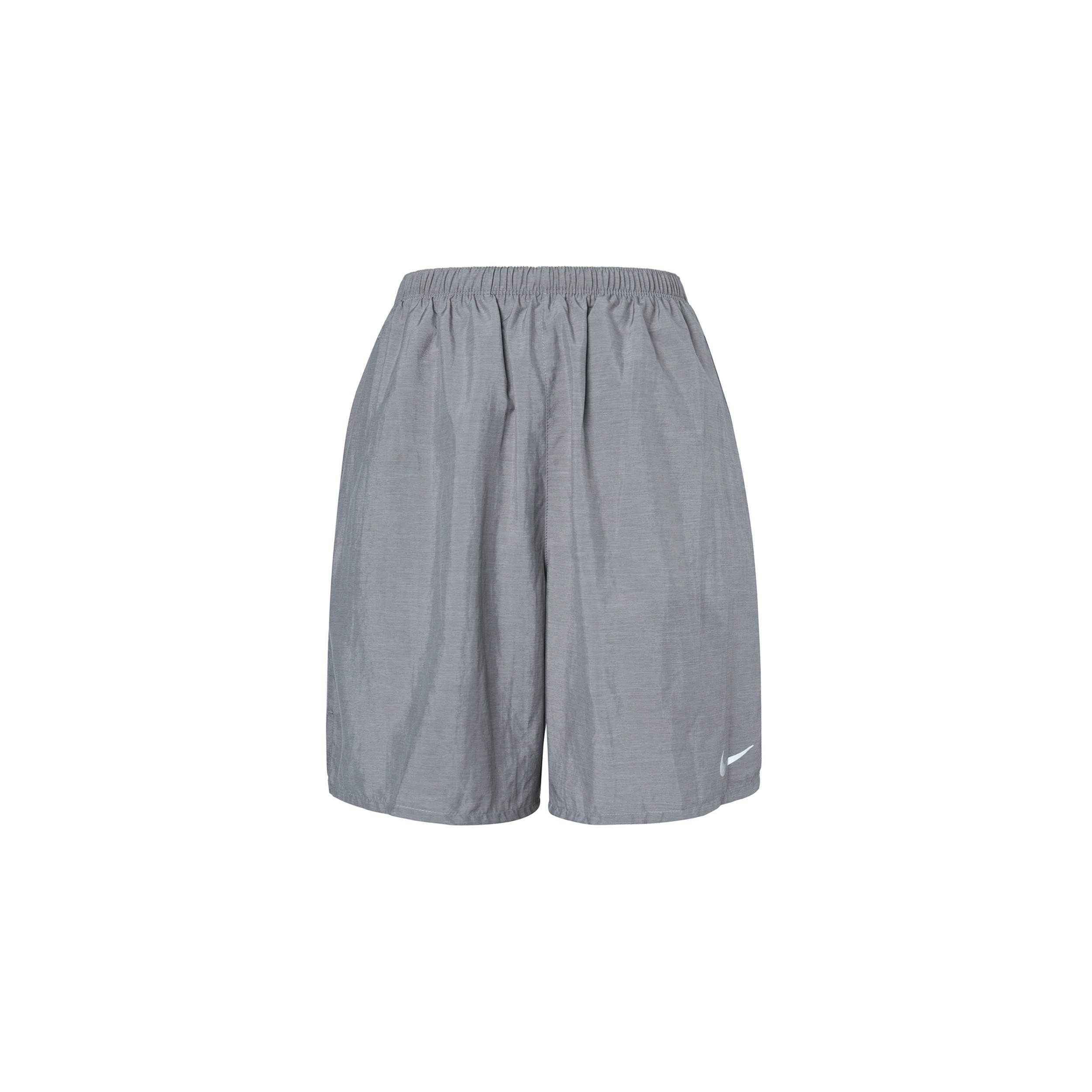 Men s Nike Solid Color Logo Athleisure Casual Sports Woven Shorts Gray CZ9069-084 L