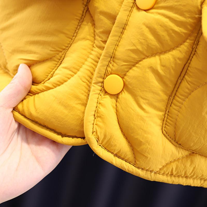 Winter Boys and Girls Cotton-Padded Clothes Two-Piece Set Baby Leisure Cotton-Padded Coat