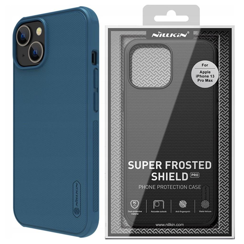 Nillkin Super Frosted Shield Pro Etui Iphone 14 Plus Pokrowiec Na Tył Plecki Niebieski
