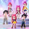 6pcs/set Kpop Devil Hunter Action Figure Set Derpy Tiger Rumi Mira Zoey Cute Dolls Collectible Figurines Fans Gift