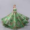 Handgefertigtes Hochzeitskleid für Barbie-Puppenkleidung, Outfits, Prinzessin, Abendparty, Ball, langes Kleid, Brautkleid, 1/6 Puppen-Zubehör