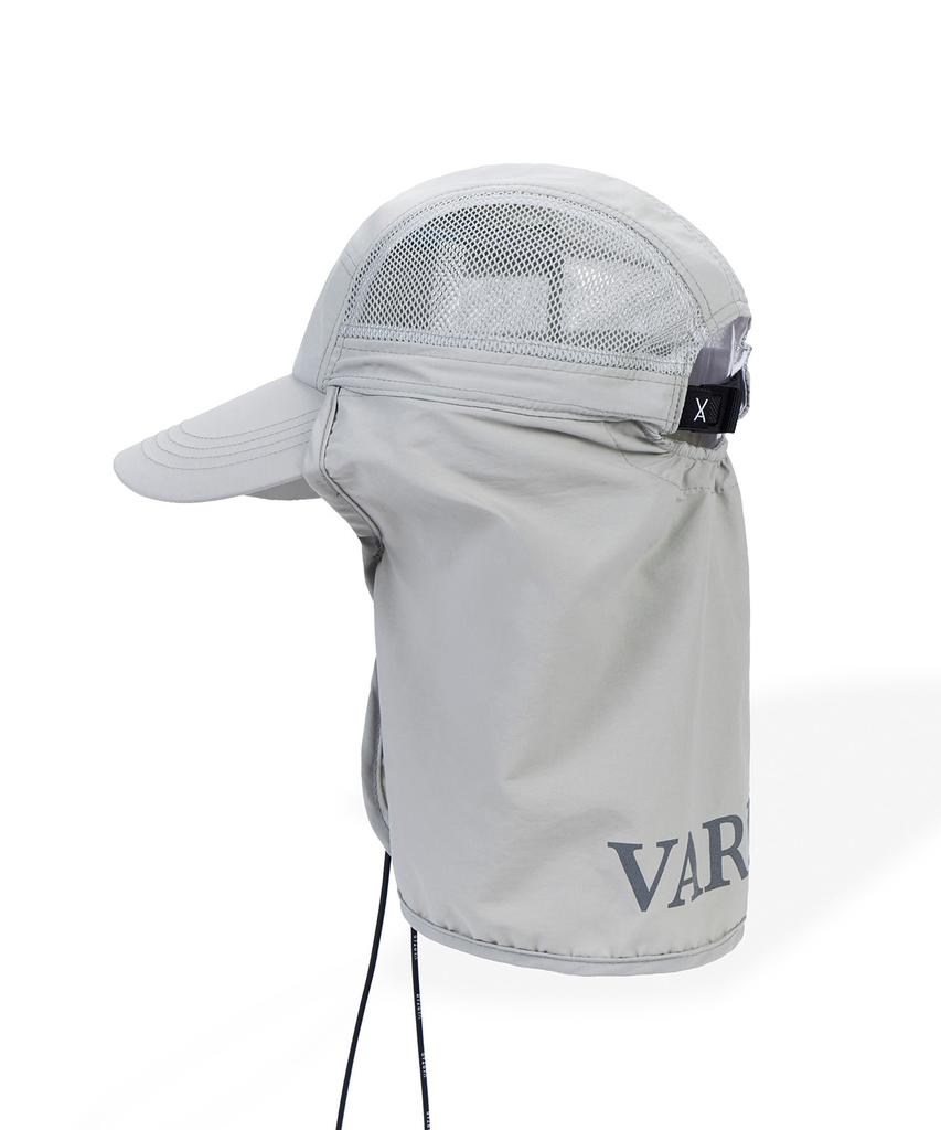 Bajal Reflecting Logo Sunshield 2-Way Camp Cap Grey