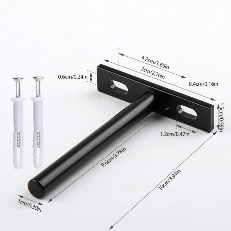 Concealed Shelf Support Brackets Heavy Duty Shelf Bracket set 4/6/8pcs for Multifunction  Use in Small Apartments & Homes