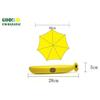 Cute Banana-Shaped Three-Fold Umbrella for Women Windproof Novelty Gift for Lovers