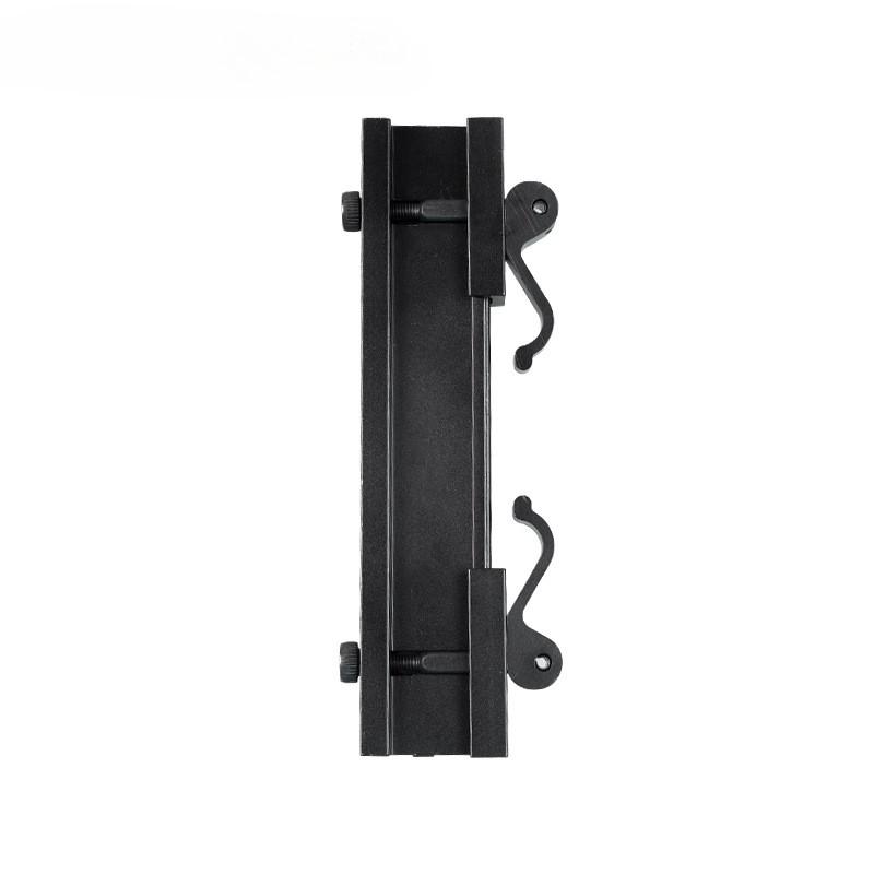 Heavy-Duty 13-Slot Riser Rail Adjustable Tilt 140mm Length 21mm Clamp Slot