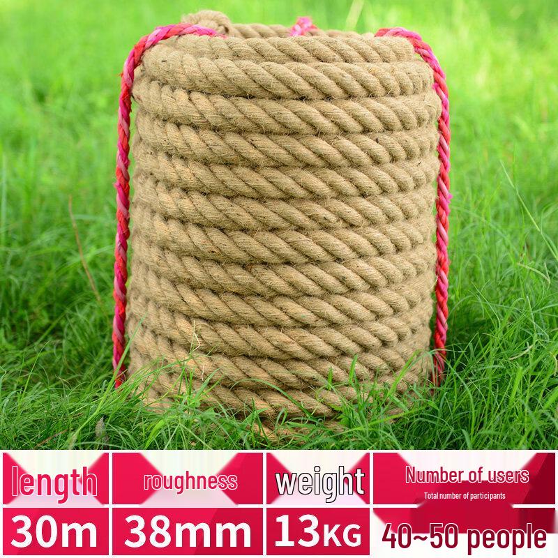 Heavy-Duty Competition Tug-of-War Hemp Rope