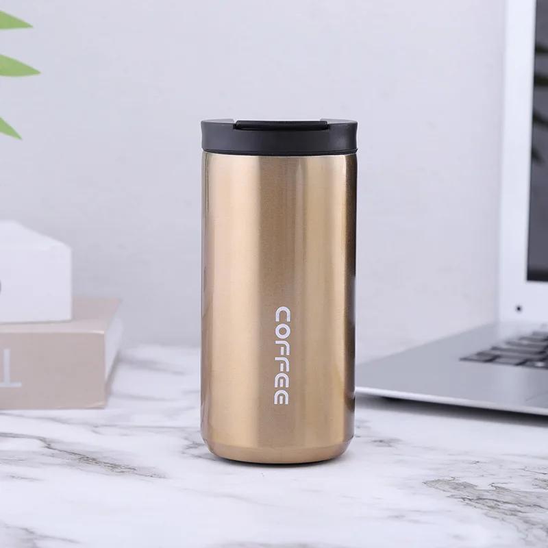 350ml/500ml Podwójny stal nierdzewna 304 Kubek do kawy Szczelny kubek termiczny Kubek termiczny Podróżny kubek termiczny Butelka na wodę na prezenty