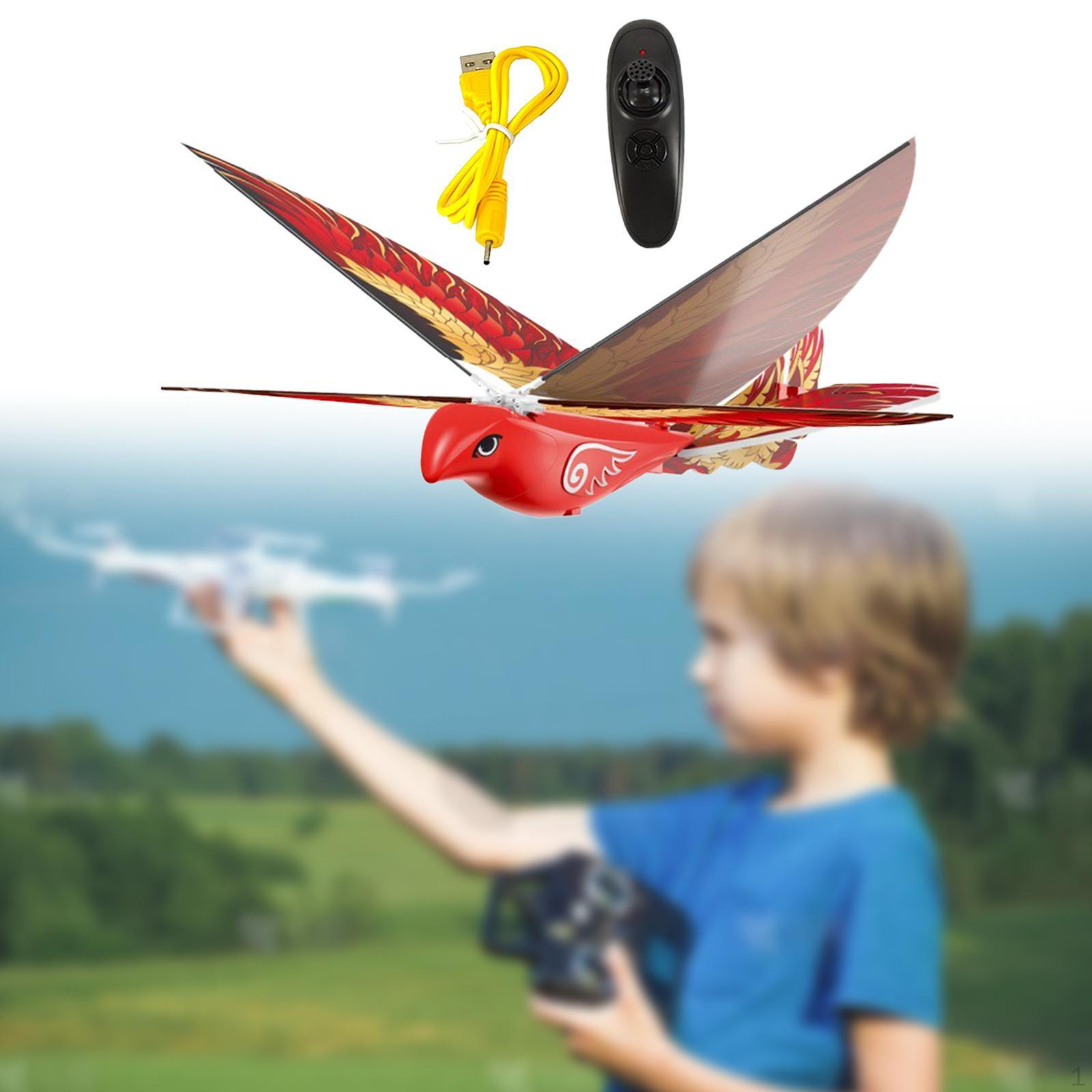 

Реалистичная машущая крыльями птица, летающая игрушка с дистанционным управлением, красный