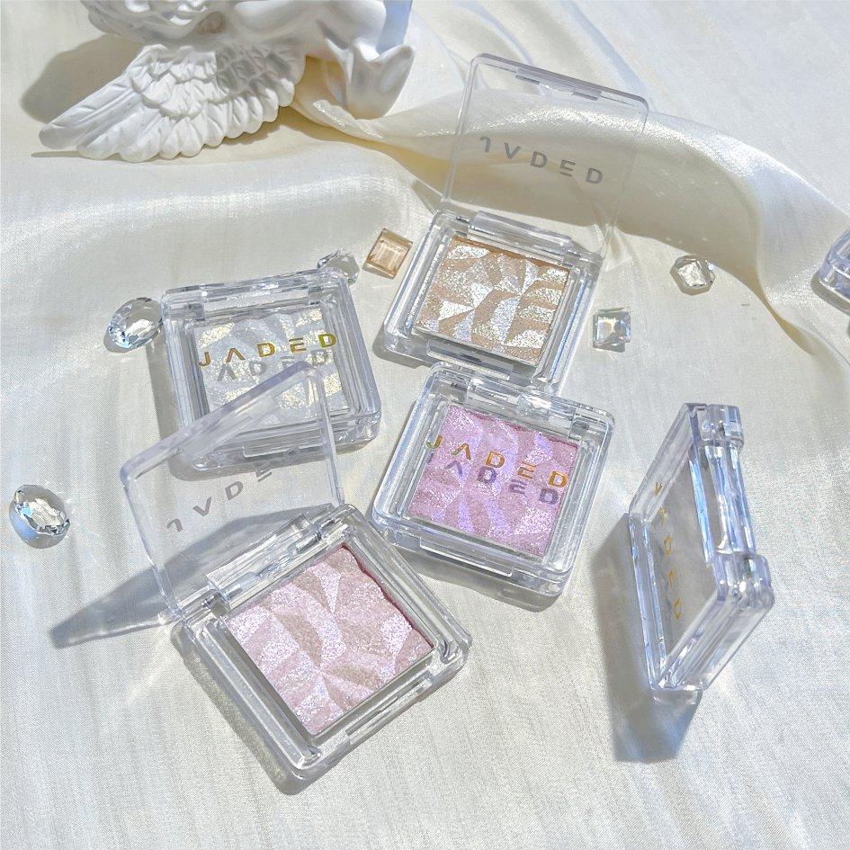 Monochrome High Light Eyeshadow Palette Diamond Flash Fine Flash Pearl Three-dimensional Natural Contouring Polarizing Eyeshadow Palette