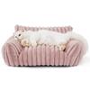 Waschbares Haustier-Sofa-Bett Hunde Katzen Kleine Mittlere Haustiere Weicher Plüsch Warmes Nest