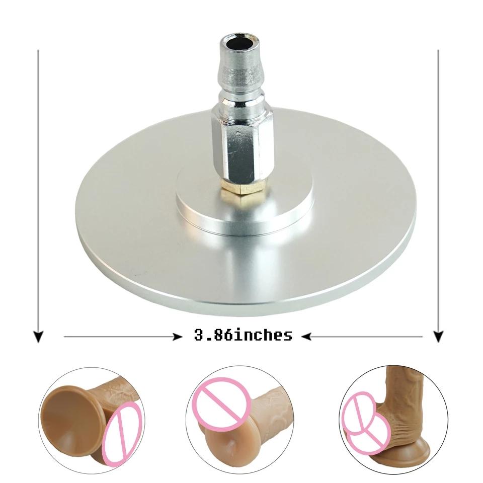 Metal Suction Cup Adapter for Sex Machine Vibrator 3XLR Vac-u-lock M10 American Screw Connector Dildo Sucker Adult Sex Products