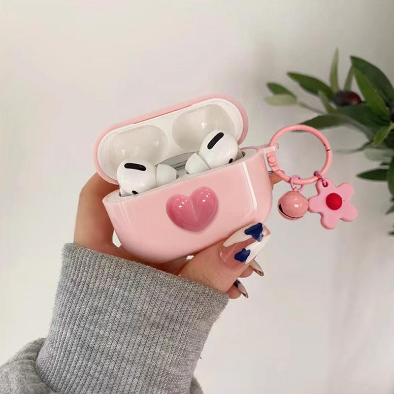 Three-dimensional love earphone case case, suitable for AirPods 1/1/Pro/Pro 1st generation