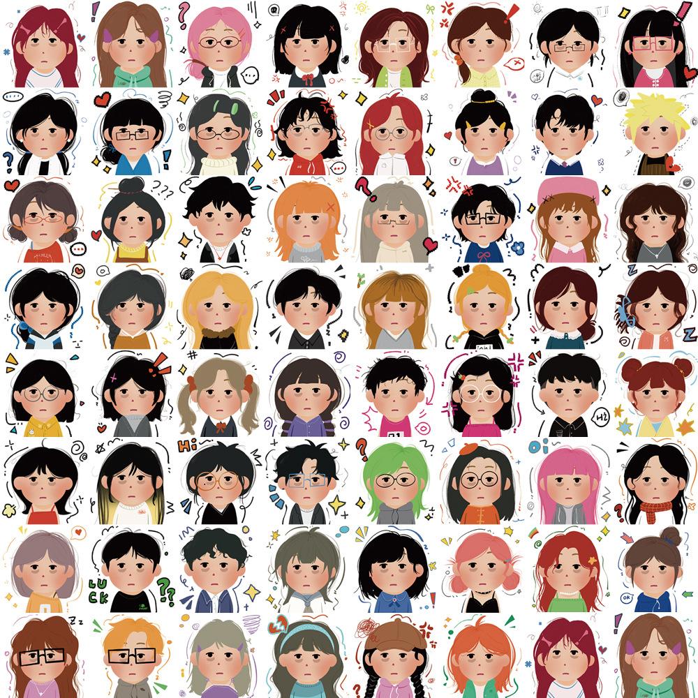 62 Cartoons, Life-threatening Villain, Graffiti Sticker, Decorative Guitar, Notebook Suitcase, DIY Waterproof