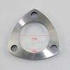 304 Stainless Steel flange universal 51mm 63mm 76mm welded 3-hole movable flange Used for  Automobile exhaust pipe and equipment