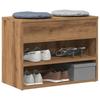 VidaXL Shoe Bench Artisan Oak 60x30x45 Cm Engineered Wood, Bench, Hallway Bench, Hallway Seat, Bench 856755