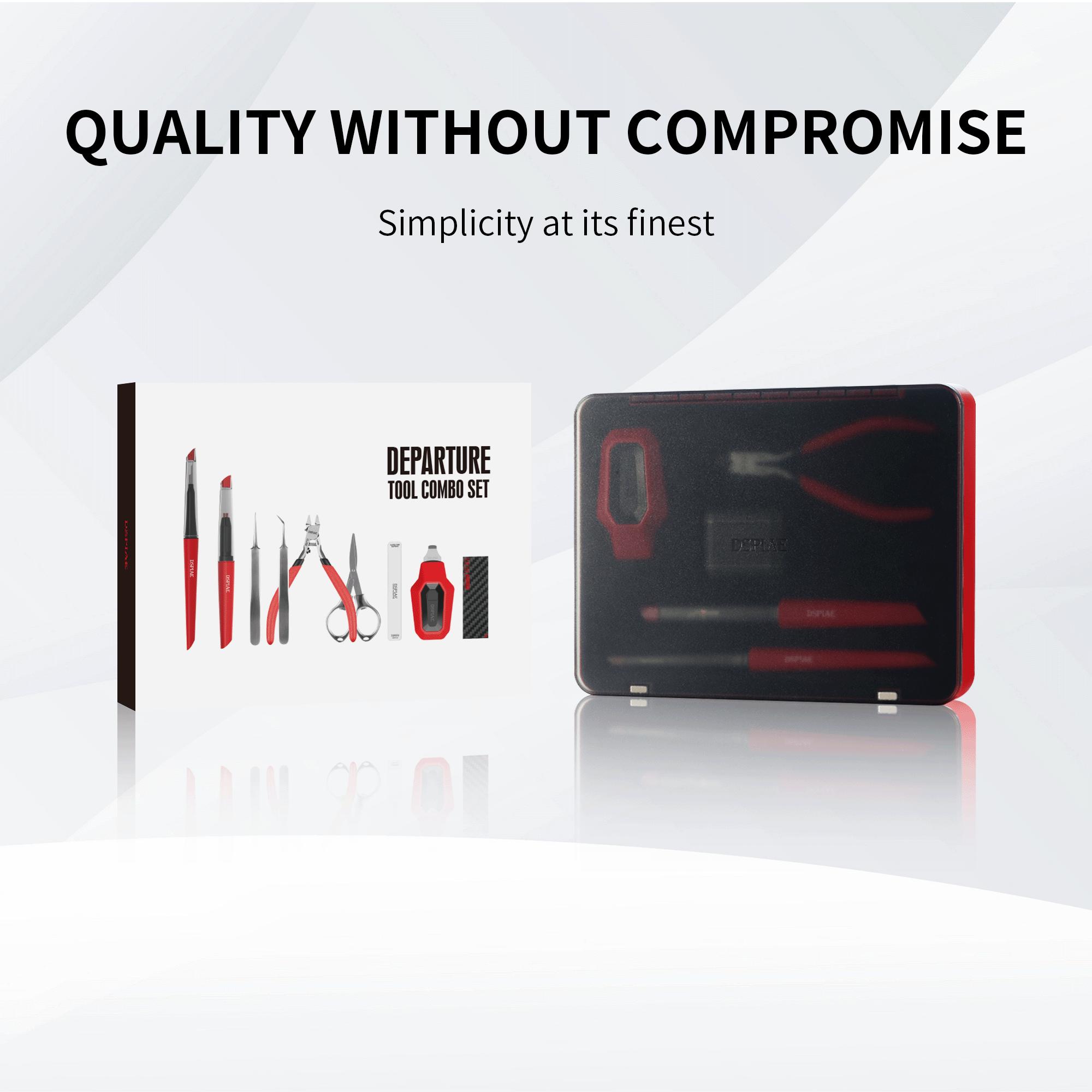 

DSPIAE TC-S01 Departuretool Combo Многофункциональный набор инструментов для сборки Gundam, ножницы ручной работы, наждачная бумага, пинцет для начинающих