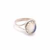 Opalite 925 Sterling Silver Ring, Oval Gemstone Handmade Women Boho Ring Jewelry