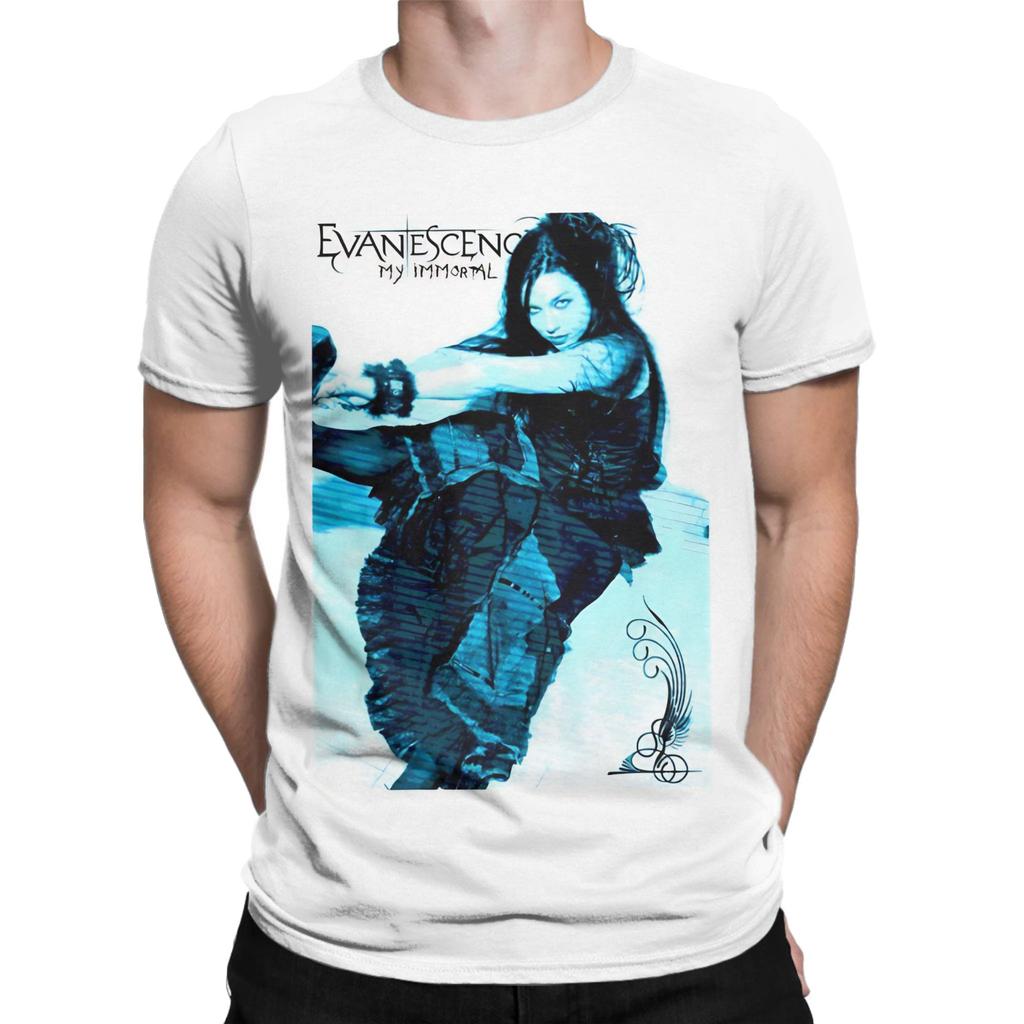 Amy lLee Evanescence Album poster Funny 100 Cotton TShirt Amy lLee Evanescence Tees Tops For Unisex