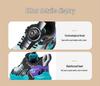 Scarpe da Ginnastica Casual Resistenti allo Sporco per Bambini con Fibbia Rotante in Pelle Orsetto Felice