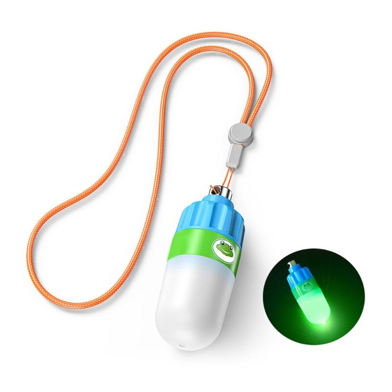 Night Diving Light Small Scubas Diving Light Flash Signals Marker Lamp for Underwater Visibilities зелёный