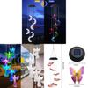 Solar Wind Chime Led Landscape Light With Waterproof Design For Patio And Garden