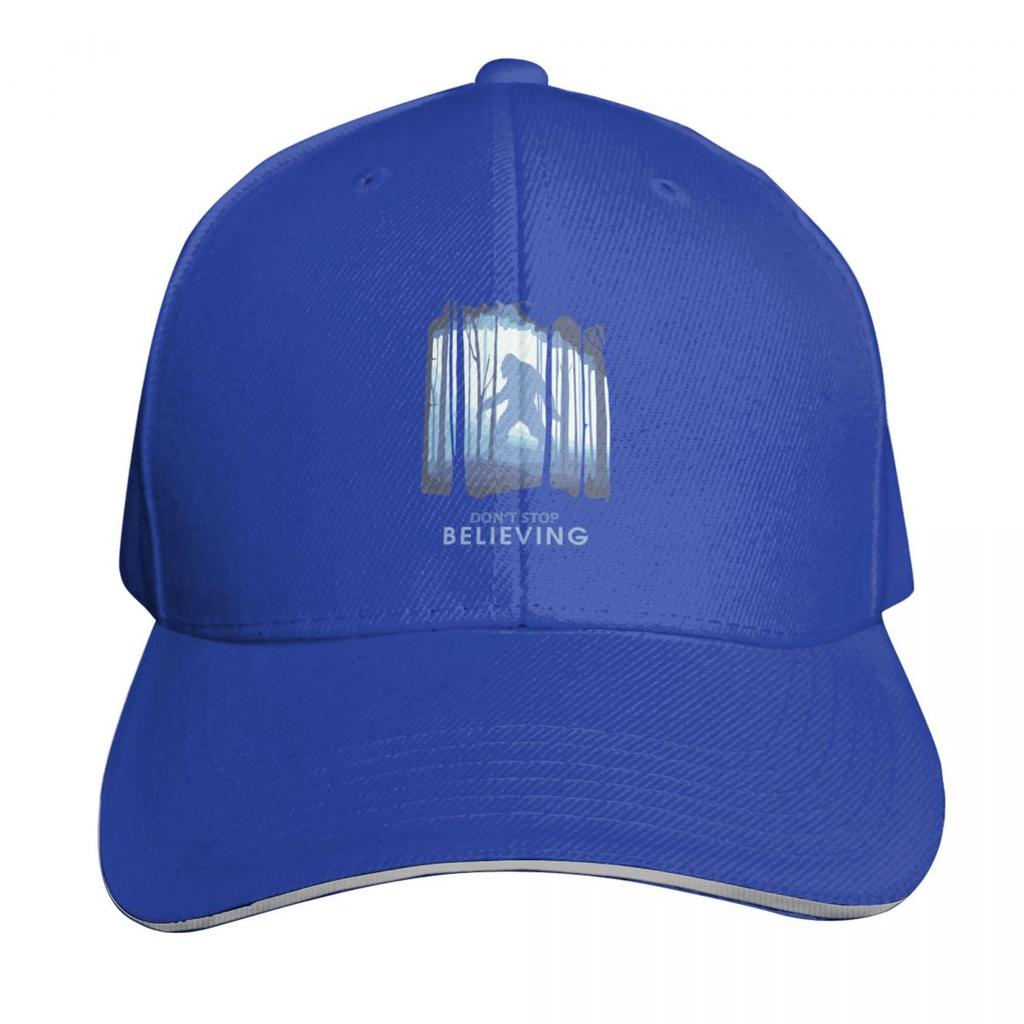 I Believe in Bigfoot Baseball Cap Big Size Hat Luxury Hat Visor fishing hat Unisex Womens