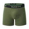 7-Pack Men's Underwear: Solid-Colour Fashion Essentials Versatile Long Boxer Briefs
