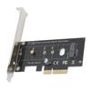 SSD Adapter Card PCIE 3.0 x4 to M.2 NGFF Hard Drive Universal Host Controller Expansion