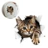 Easy Apply Toilet Seat Stickers 3D Realistic Cat Sticker, Waterproof PVC Lid Decal, Removable Cute Bathroom Decor for Home Self-adhesive Kitten