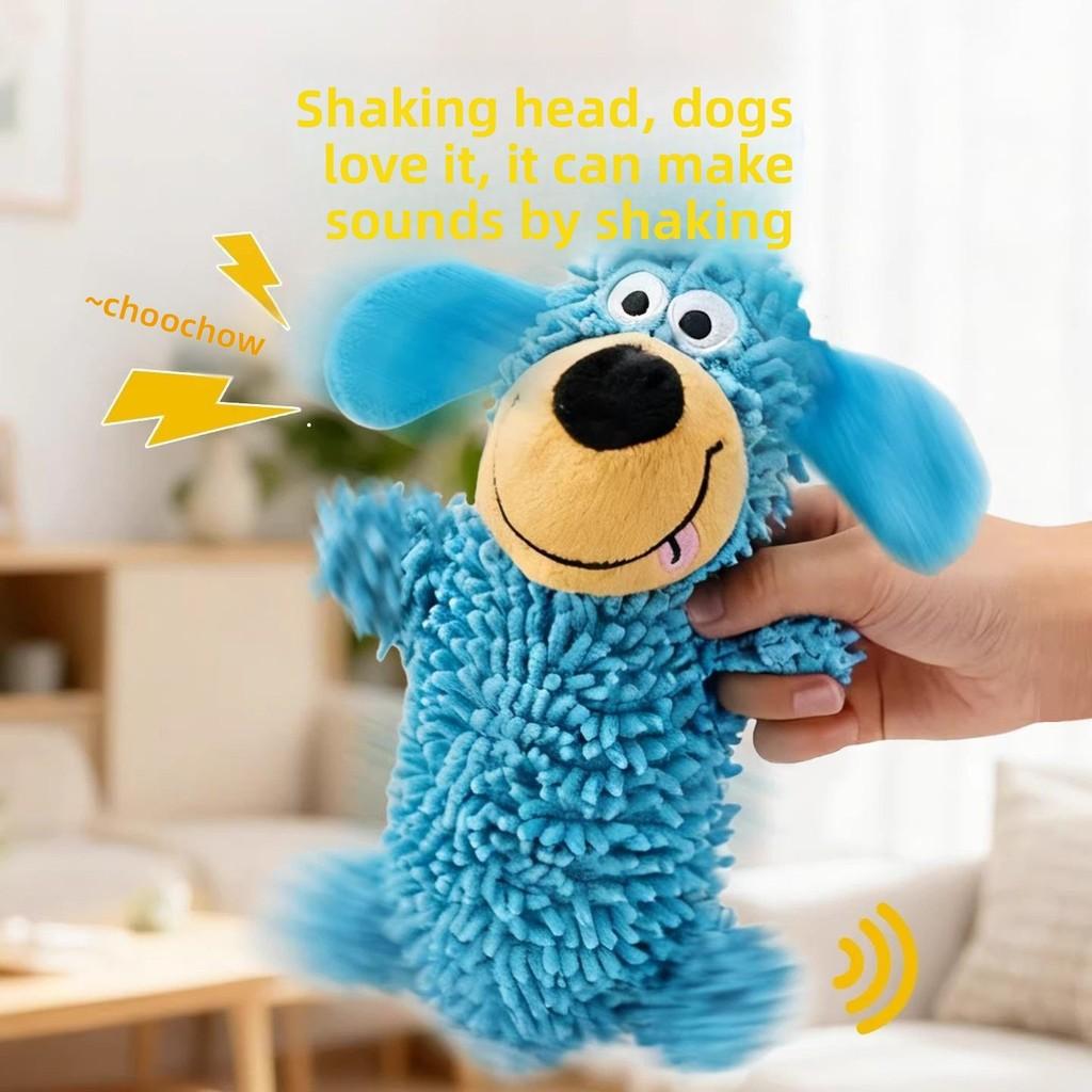 Plush Dog Toy With Sound For Small Dogs Chewing And Teething Relief