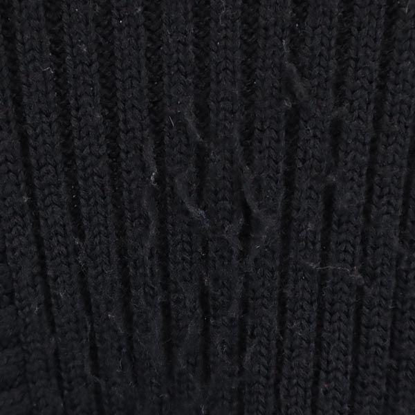 Y's 100% Wool Long Sleeve Turtleneck Sweater 2 Black Knit Women Used