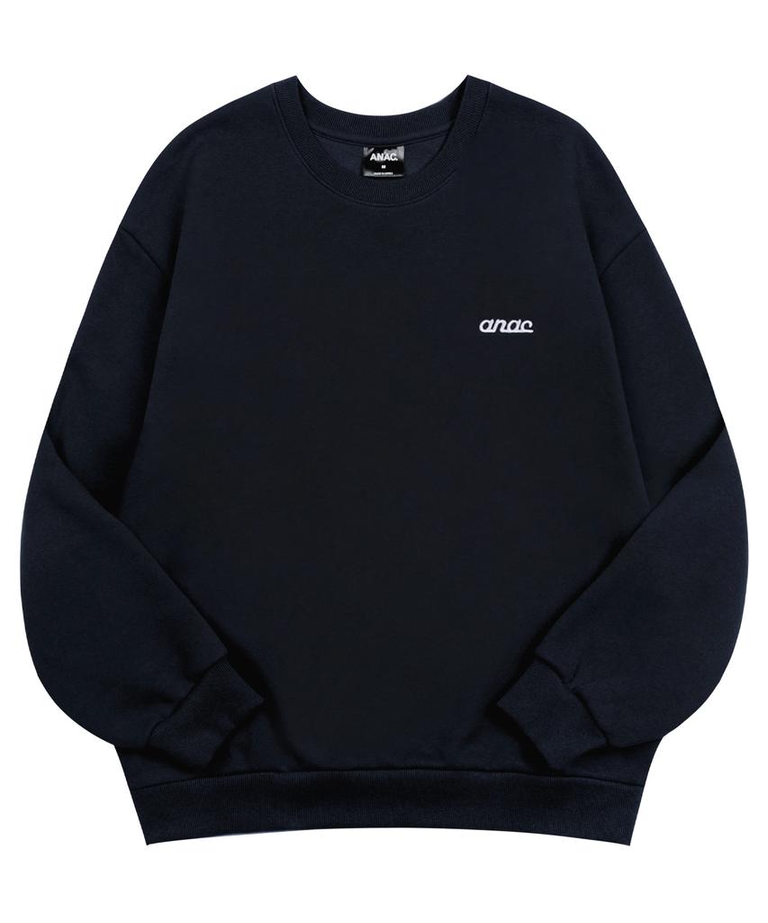 ANOTHER ARCHIVE Essential Signature Embroidered Sweatshirt_Black