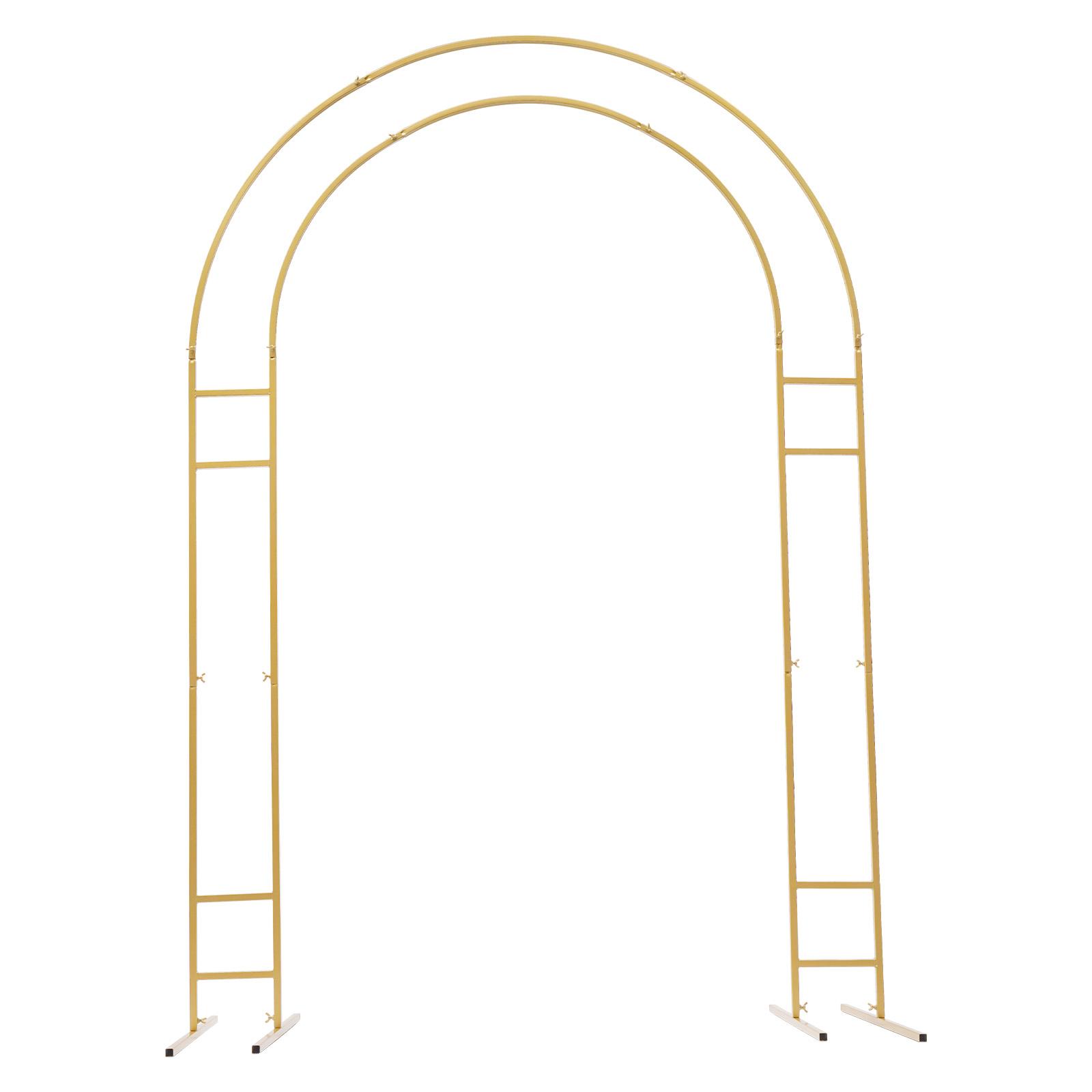 

7,2-футовая свадебная арка-подставка с основанием из воздушных шаров белого/золотого цвета для заднего фона, декор для свадебной вечеринки M золотой