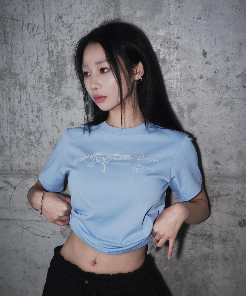 Ibeuindeowoldeu (W) K2/K2C1 T-Shirt Mist Blue