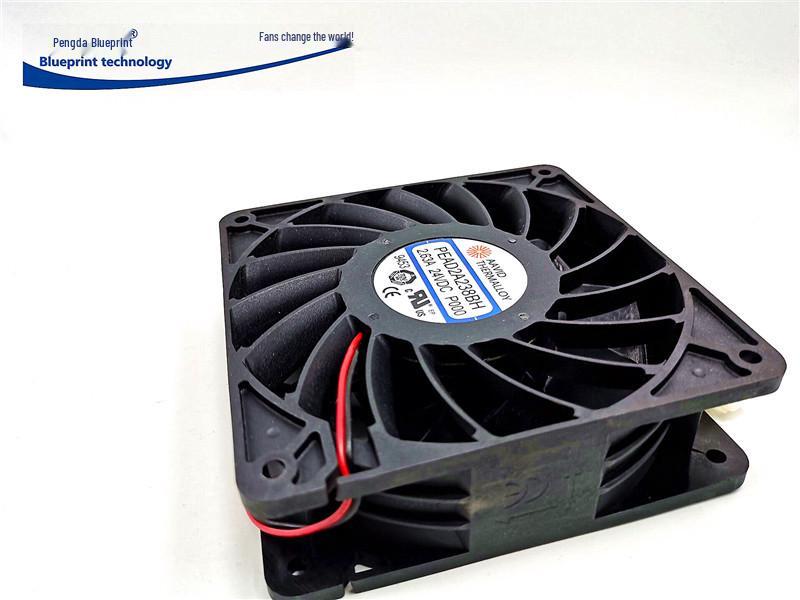 High-Performance 120mm Double Ball Bearing 24V Cooling Fan PEAD2A238BH