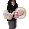 Summer new straw bag large capacity beach vacation bag woven tote women's bag