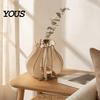 Anti Deformation Flower Pots for Interior Wooden Puzzle Vase, Display Stand Flowers or Simple Style Vases Gift Artificial Flowers, Decorative