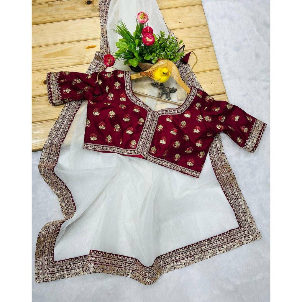 NEUER START – BANARASI CRUSH DESIGNER-SAREE