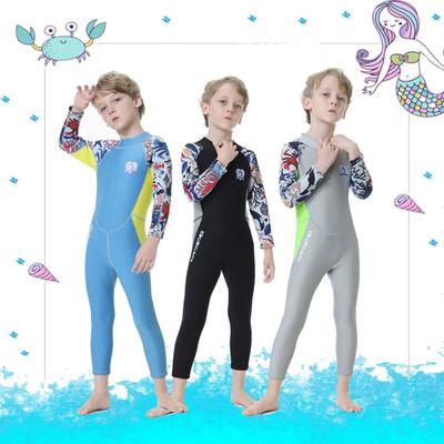 Traje de buceo de 2,5 MM para niños Cálido Snorkel Surf Entrenamiento Traje de baño para medusas R003 Secado rápido Dibujos animados